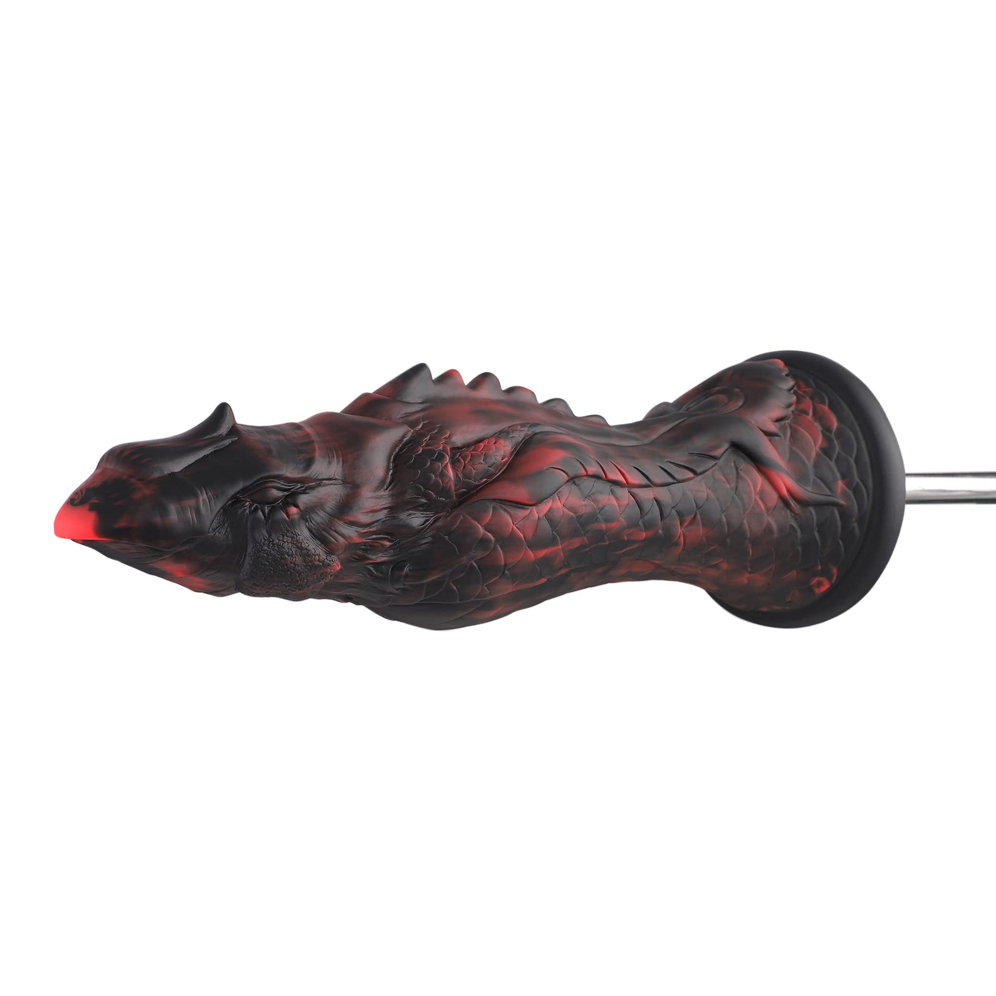 Hismith with KlicLok System, 7.8ā Insertable Length - 2.26 Max Width, Tapered Anal Sex Toy for Sex Machine: 10.2ā Silicone Dildo