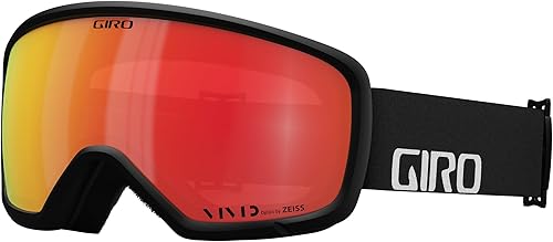 Giro Ringo - Gafas de esquí de ajuste asiático, gafas de snowboard para hombres, mujeres y jóvenes, lentes vívidos, antivaho, OTG (sobre lentes)