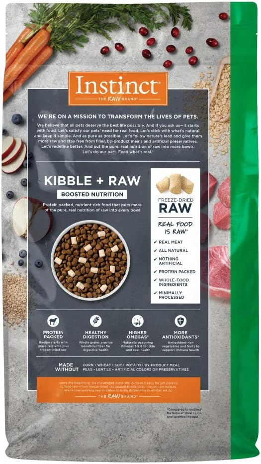 instinct raw boost venison