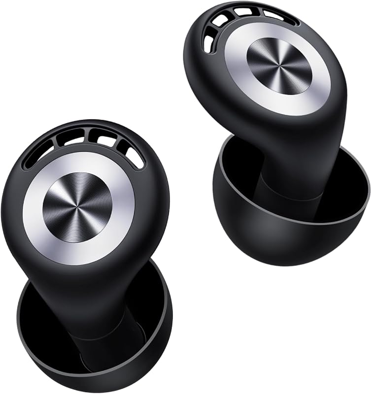 Ear Plugs for Sleeping Noise Cancelling 50 dB Ear Plugs for Noise Reduction Concert Reusable Silicone Earplugs for Drowning Out Snoring Blocking Side Sleepers Airplanes Travel with 7 Eartips Case