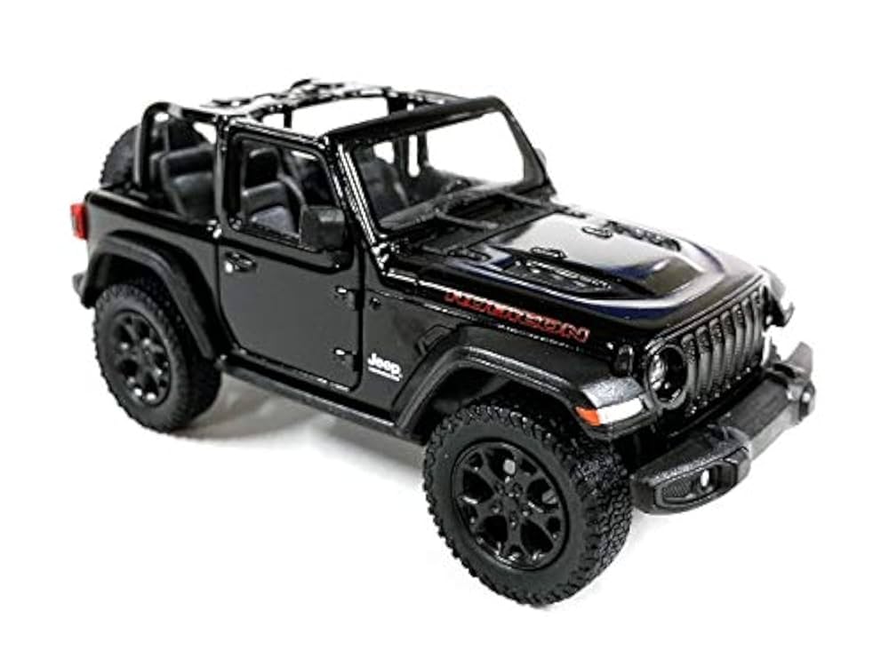 Jeep Rubicon ブラック ミニカー Amazon.com: KiNSMART - Jeep Wrangler Rubicon Off Road 4x4 5