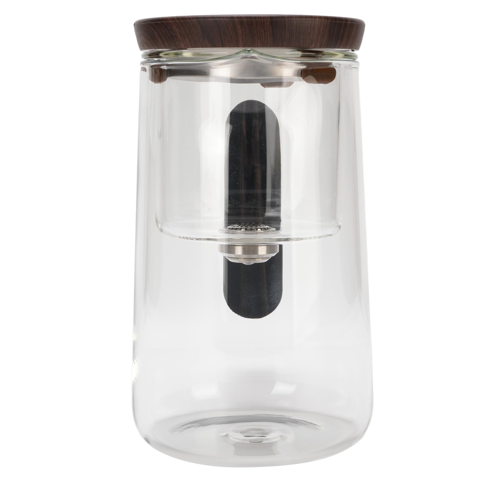 Yinhing Glas-Teekanne, 800 Ml, Magnetische Trennung, Teekanne mit Integriertem Sieb und Timer für Losen Tee und Kräutertees, Elegantes Design für Teeliebhaber