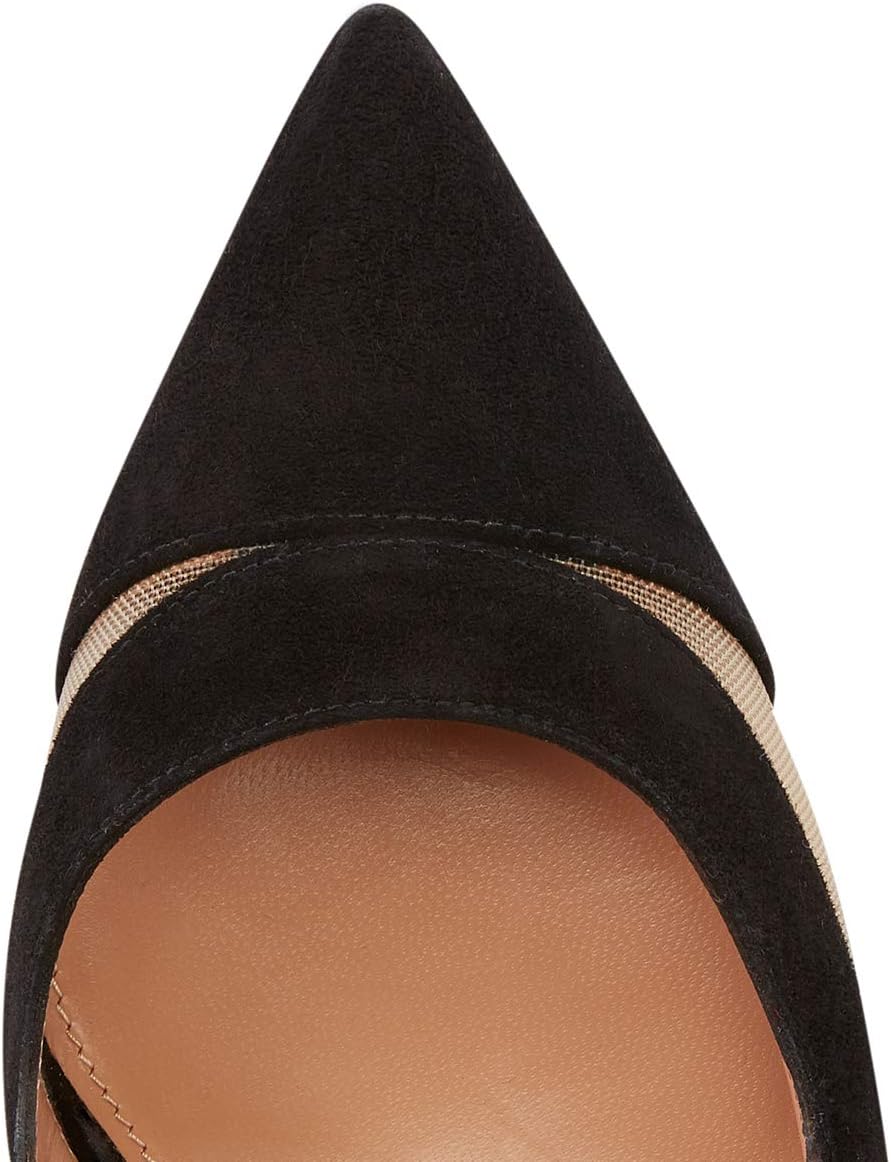 FSJ Women Thin High Heel Mesh Pumps Pointed Toe Slip on Stilettos Office Ladies Shoes Size 4-15 US