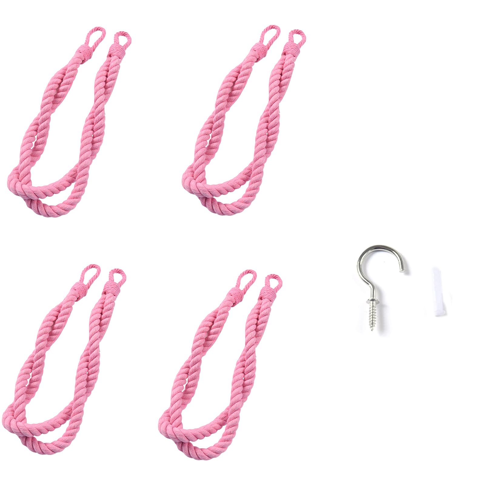 Tfaoys B Curtain Rope Curtain Tiebacks Hand Woven Ohos Styles Decorative Drape Holdbacks For Drapery Accessories Cotton Rope Holdbacks