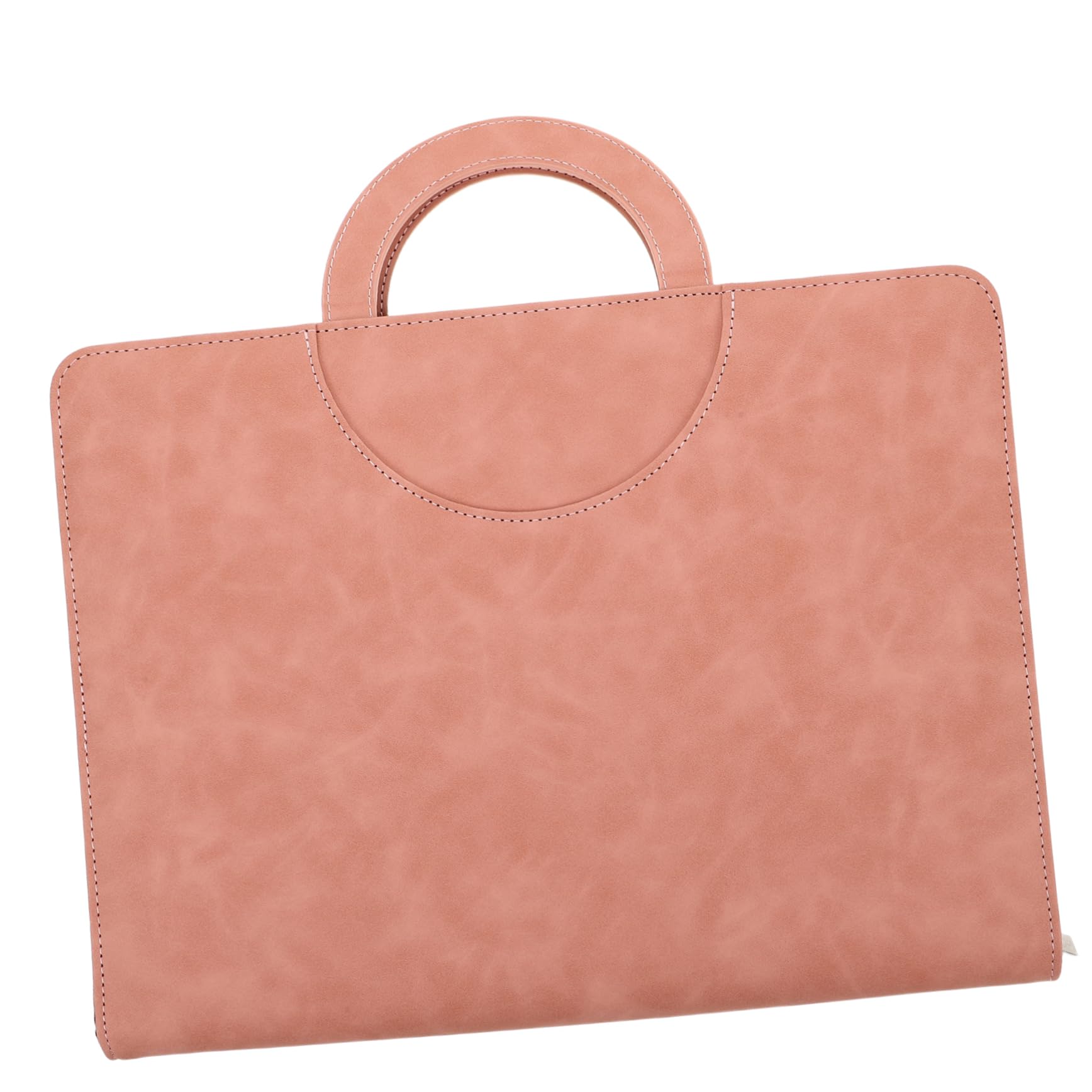 HOMSFOU Wasserdichte Reißverschlusstasche Dokumententasche mit Reißverschluss Reisepasshülle aus Pu-material Organizer-tasche für Handtasche Aufbewahrungstasche für Wichtige Dokumente