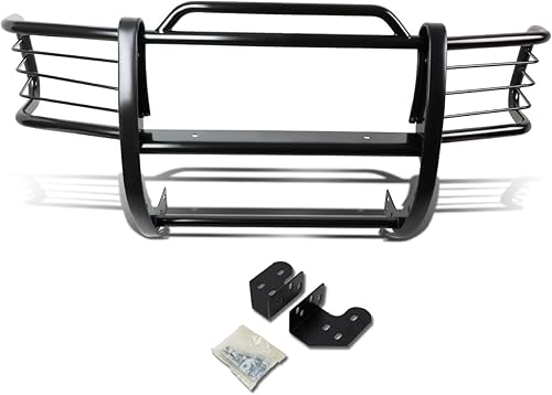 DNA Motoring GRILL-G-012-BK - Protector de rejilla para cepillo de parachoques delantero compatible con 98-04 BlazerSonoma