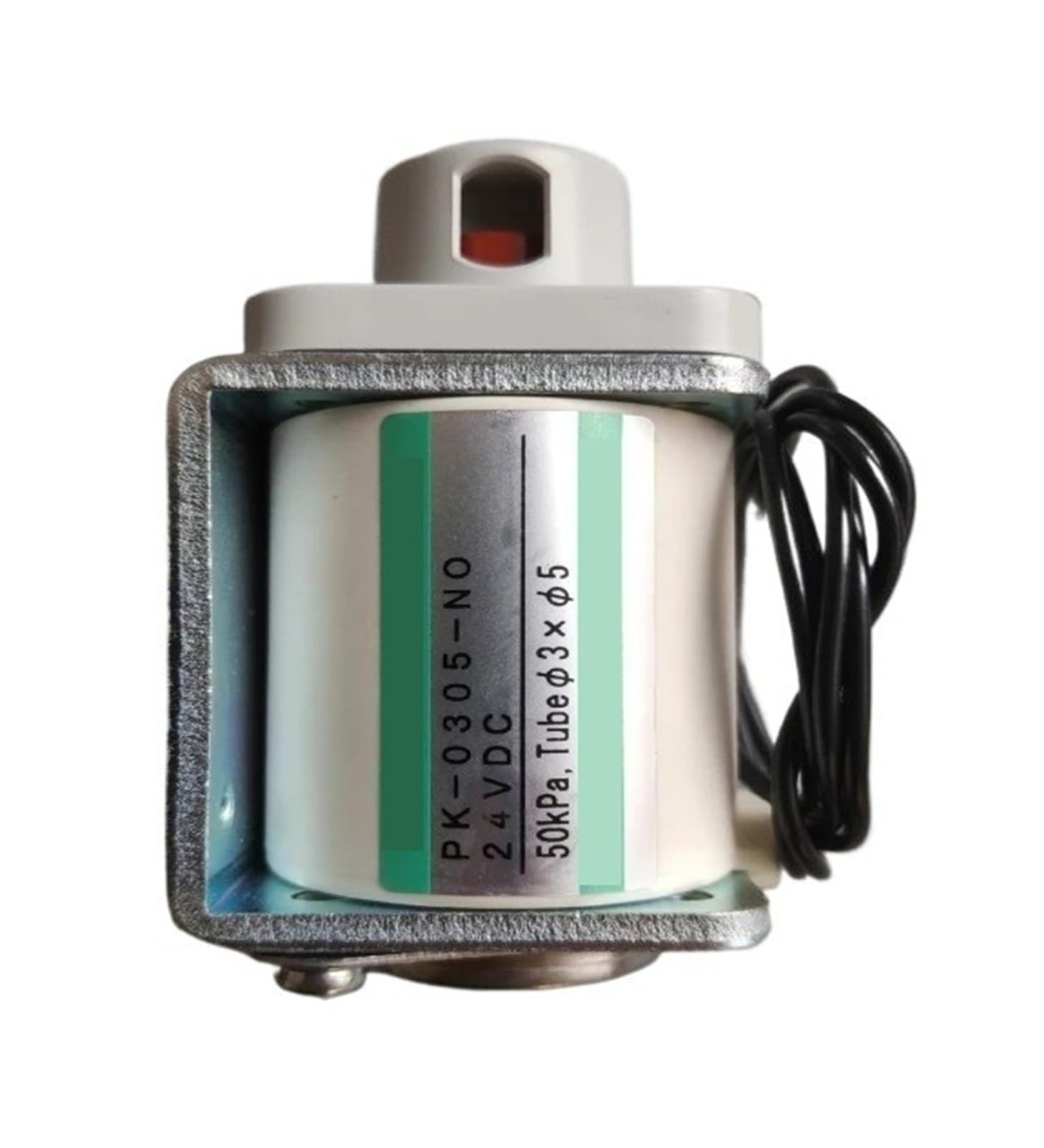 Válvula de pellizco electromagnética PK-0305-NO Válvula solenoide de 24 VCC
