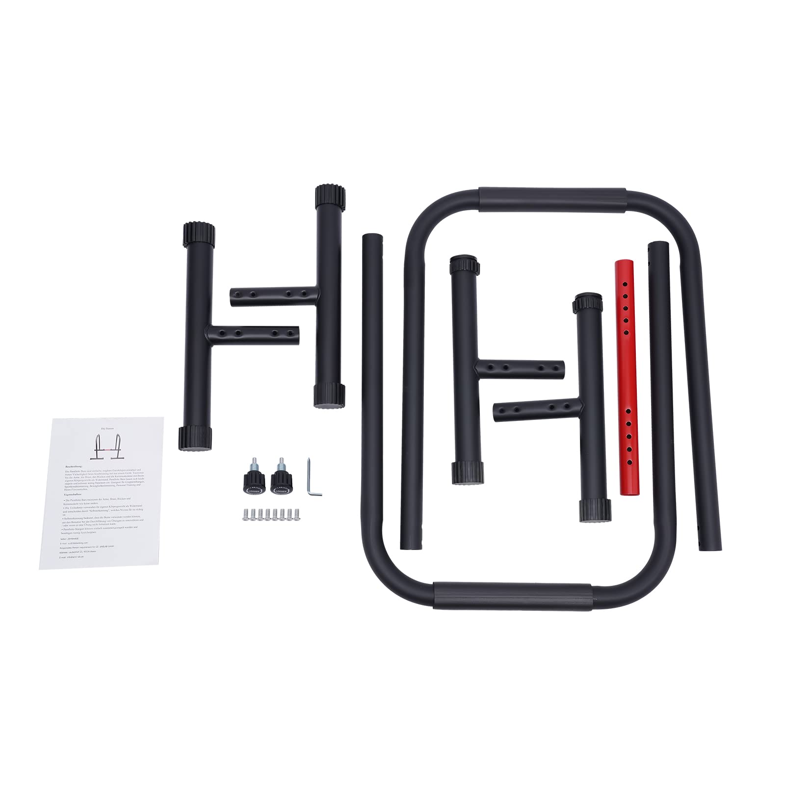 Functional Heavy Duty Dip Stands, Adjustable Parallel Bars for Home Workout, Parallel Bars Workout Exercise Equalizer Bars Fitness, 440LBS Load Capacity