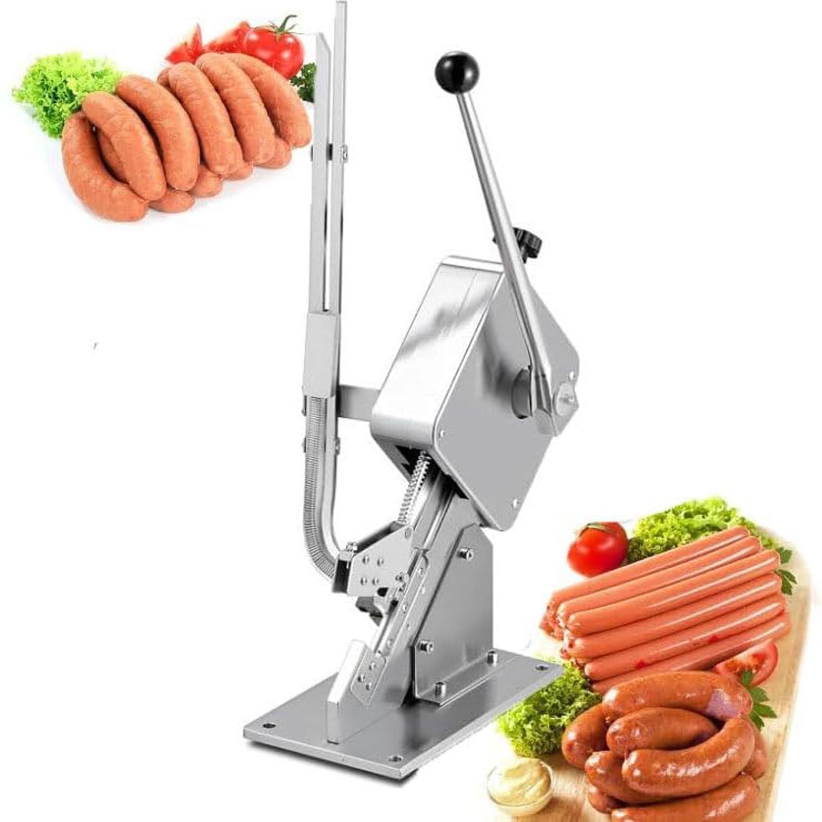 FBJAMZ Sausage Clipper Clipping Machine,U-shape Manual Sausage Clipping Machine,Plastic Bag Tying Machine Sealer,for Meat Processing Plants