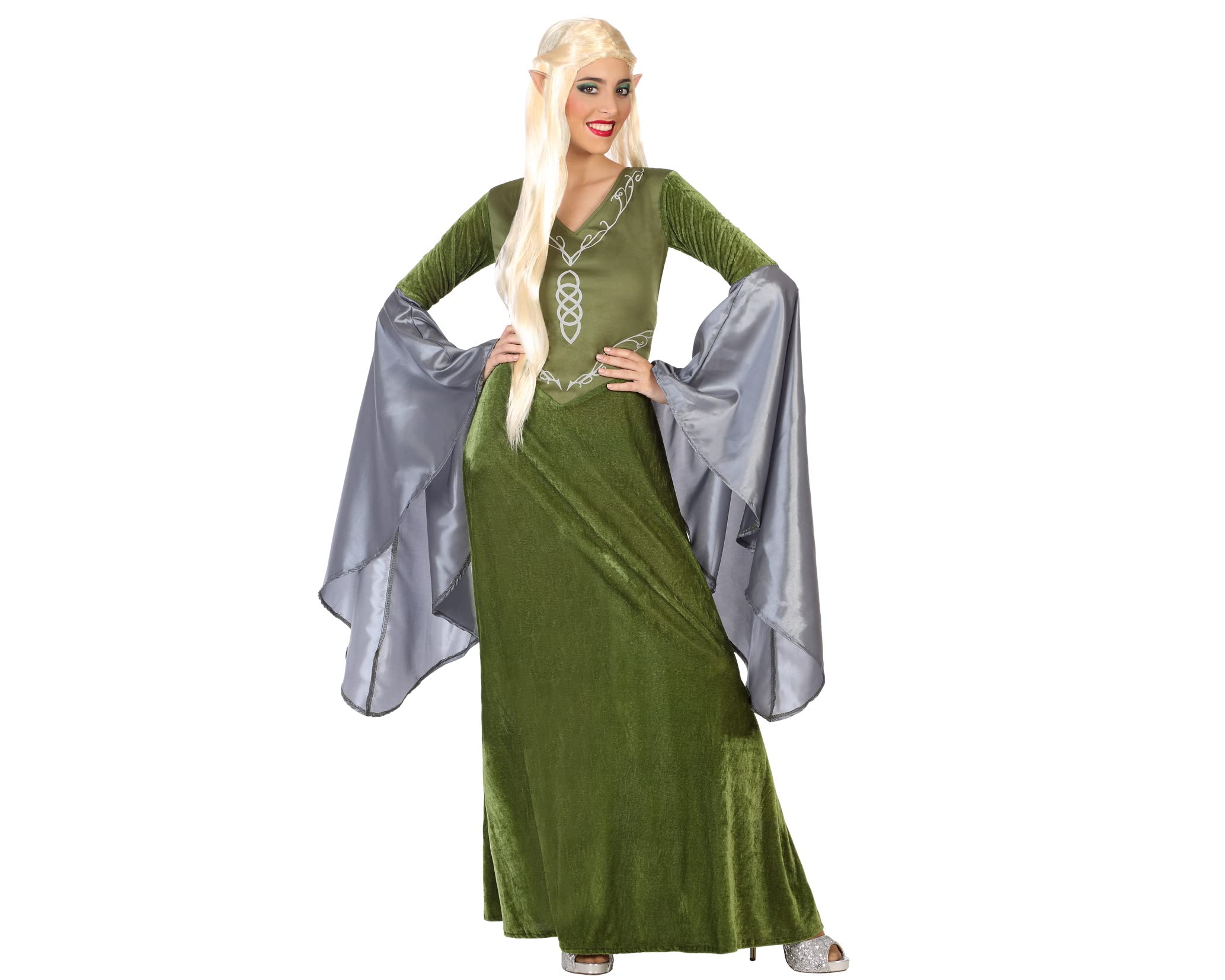 Atosa Disfraz Duende Mujer Adulto Elfo Verde
