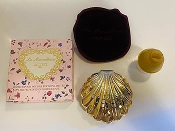 希少【LADURÉE】新品未使用 ラデュレ 24k パウダーケース 貝殻 限定 ラデュレ 新品未使用 24k パウダーケース プレストパウダー 貝殻