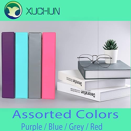 Miniatura 5 de Carpetas de 3 anillos de 1 pulgada, con dos bolsillos interiores, carpeta de 1 pulgada con capacidad para papel de tamaño carta de EE. UU. de 8.5 x