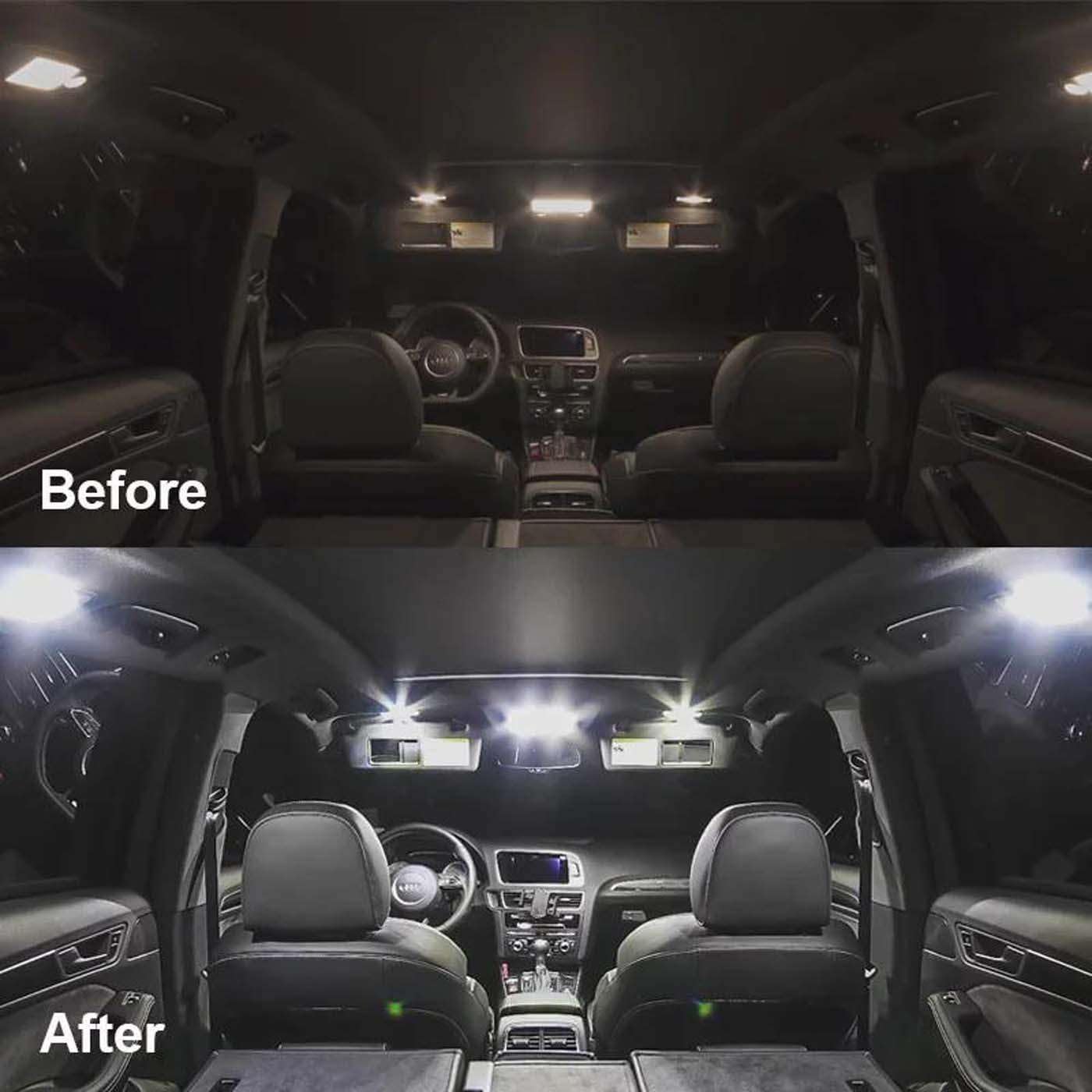 Kit de Luces LED Interiores para Coche, para mapas, Techo y Maletero, para NV200 NV250 NV300 NV350 NV3500 2010-2022 Matrícula