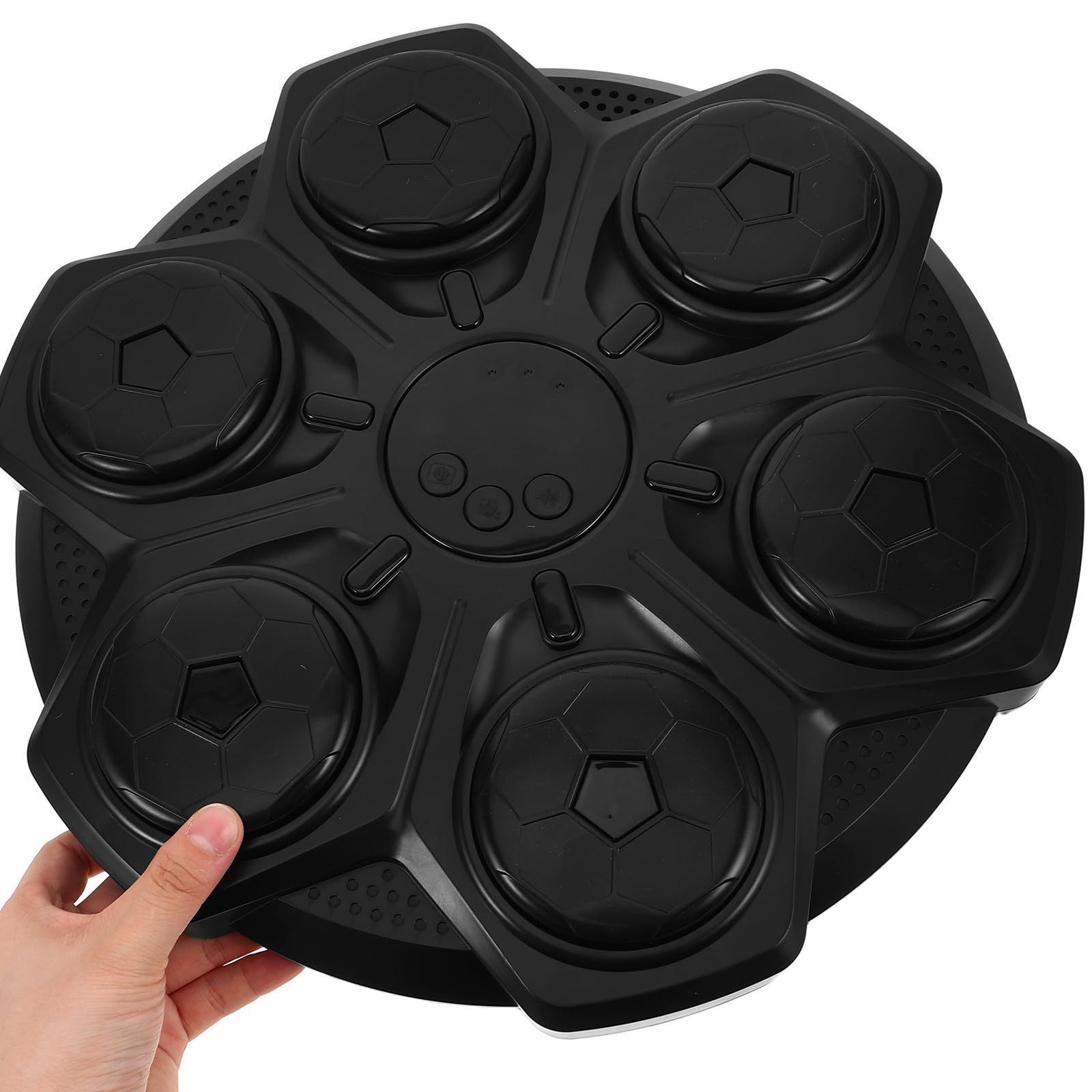 Macchina da Boxe Interattiva con Musica Intelligente, Cuscinetto da Boxe Elettronico in Plastica con Guanti, Strumento di Relax e Sicurezza per Allenamento a Casa