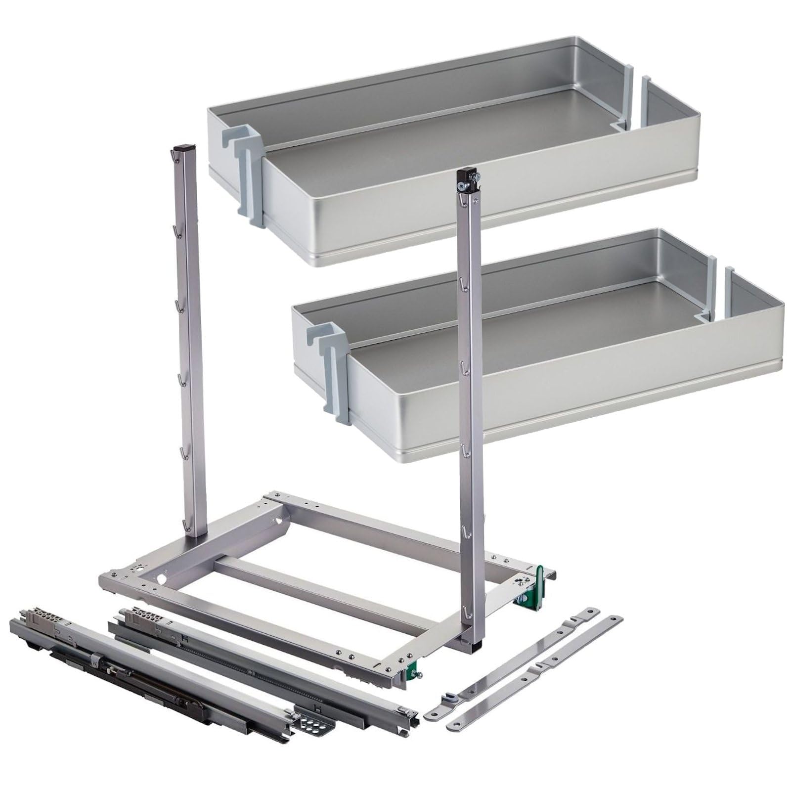 DISPENSA junior III Apothekerauszug silbergrau für Korpusbreite 300 mm