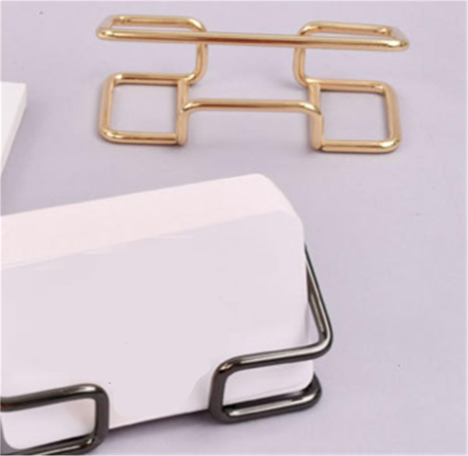 Porte Cartes Visite Porte-Cartes De Visite for Présentoir Support Bureau Moderne for Cartes Rangement(Black)