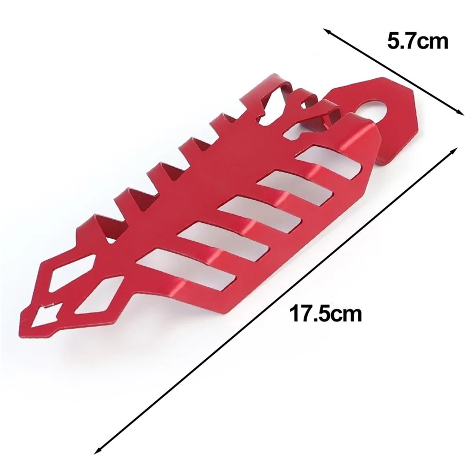 Copri Forcella Forcelle Moto Copertura protettiva per ammortizzatore per moto, forcella anteriore e posteriore, per scooter fuoristrada(4pcs Red)