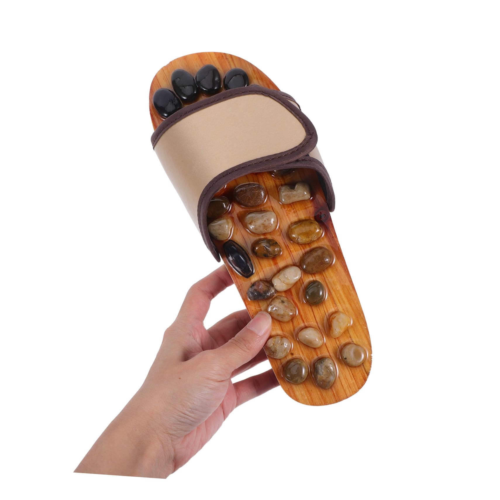 Akupressur Hausschuhe für Drinnen Massage-sandalen zur Fußakupunkturstimulation Komfortable Fußmassagepantoffeln für Zuhause und Büro