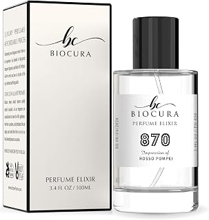 BC Perfume 870 Inspired by Rosso Pompei For Women & Men Fragrance Dupes Eau de Parfum Bottle 3.4 Fl Oz/100ml