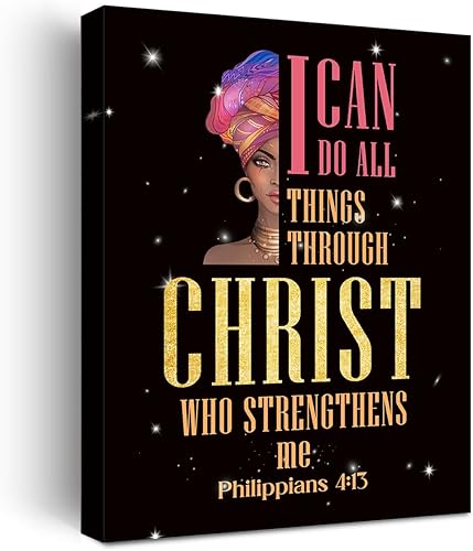DecoraciĂłn de pared con versĂculos bĂblicos inspiradores, I Can Do All Things Through Christ Who Strengthens Me Philippians 413, pĂłster impreso en DecoraciĂłn de pared con versĂculos bĂblicos inspiradores, I Can Do All Things Through Christ Who Strengthens Me Philippians 413, pĂłster impreso en