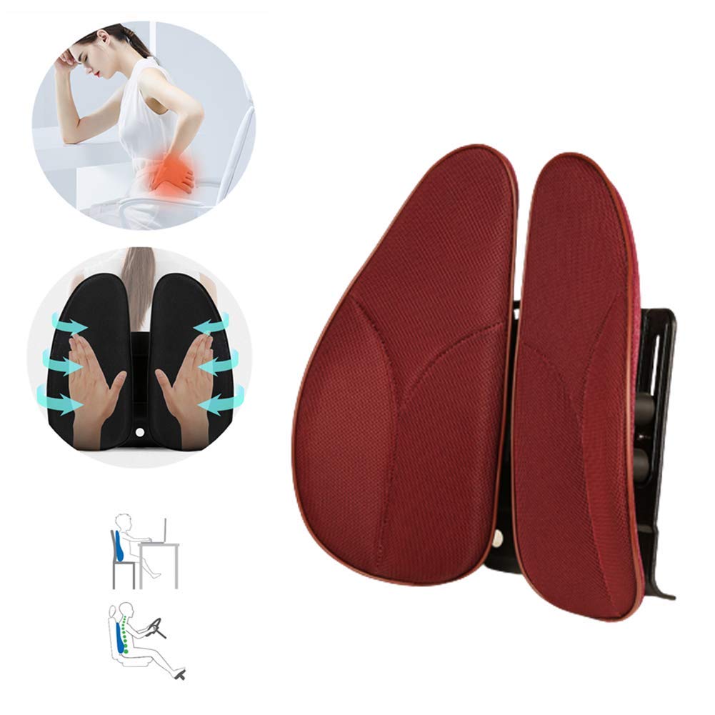 Coussin de soutien lombaire XIAOXIA contre le mal de dos sur la chaise de bureau et en voiture