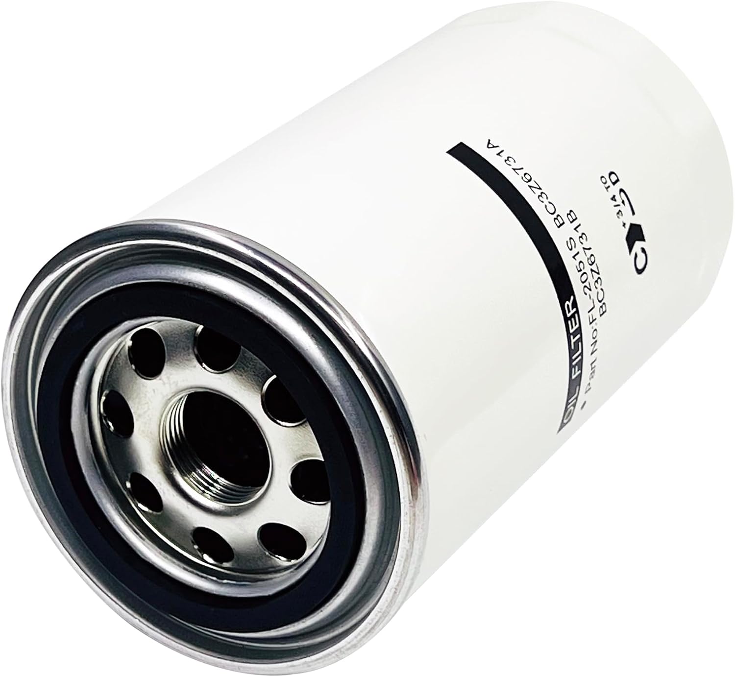 FL2051S Oil Filter Compatible with 2011-2022 Ford F250 F350 F450 F550 F650 F750 6.7L Powerstroke Diesel Engine Replace BC3Z-6731-B BC3Q-6714-CA (Pack of 2)