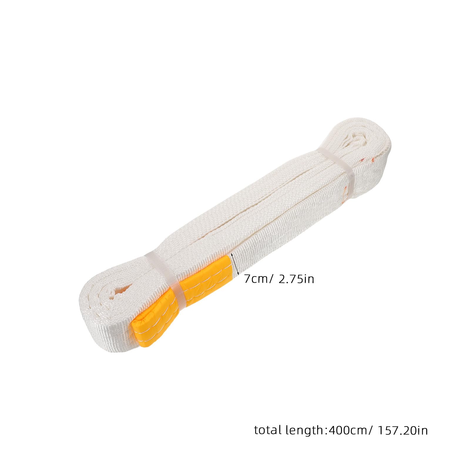 MAGICLULU Cavo di traino per auto - Cinghia di traino per auto spessa da 3 tonnellate e 4 metri con ganci - Cavo di per recupero veicoli per SUV, camion, rimorchi, accessori per il di emergenza