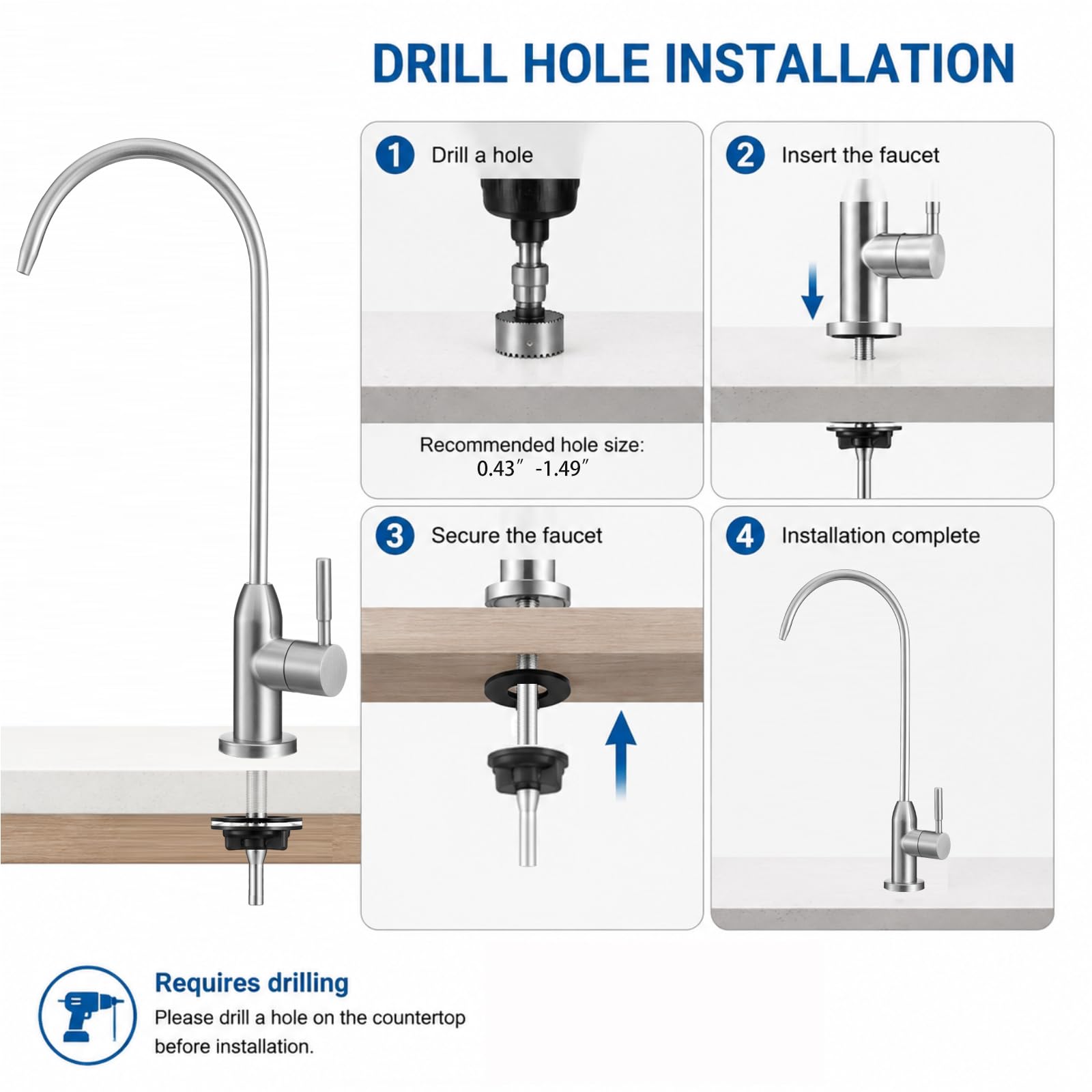 Under Sink Water Filter - PureNat for Cleaner Water -5 Under Sink Water Filter - PureNat for Cleaner Water -5