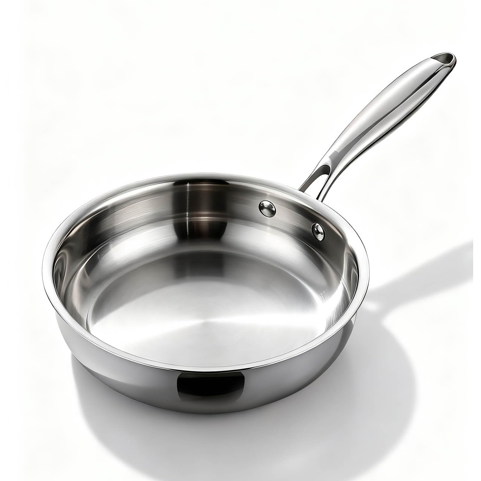 Nontoxicook 24cm Professional Stainless Steel Frying Pan — image 1