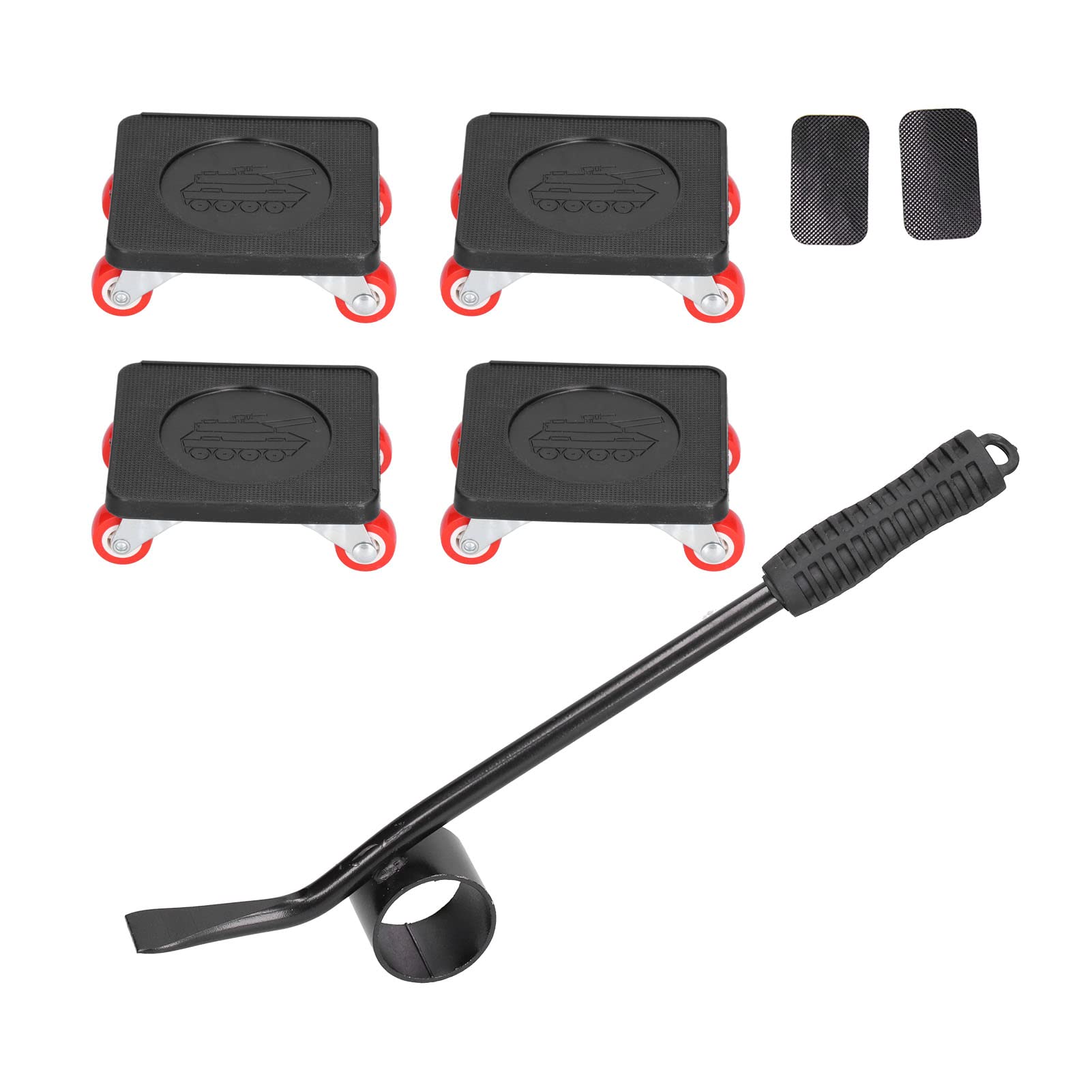 Schwerlast-Möbeltransporter, 4 Transportwagen Schwerlast-Möbeltransportwagen-Set für Sofas, Couches und Kühlschränke,Andere Heimhardware und Zubehör