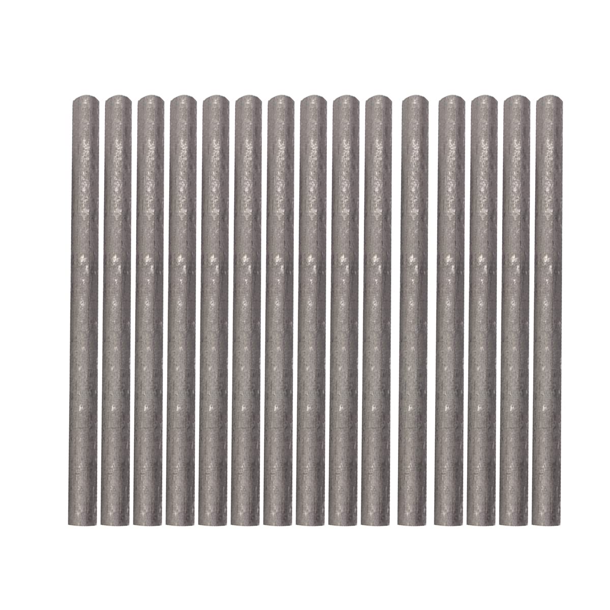 High-Purity 99.9% Graphite Rods - 8mm Diameter, 50mm to 350mm Length, 15pcs for Metallurgy, Electronics, and Machinery(L350mm)