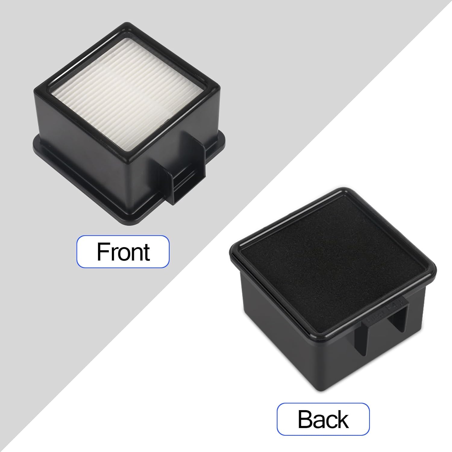 Hepa Filter & Foam Filter Replacement for Dirt Devil F43 2PY1105000 1PY1106000, Compatible with Easy Lite Cyclonic Quick Vac UD20005 and Extreme Cyclonic Quick Vac UD20010 Upright Vacuum Cleaner - Image 6