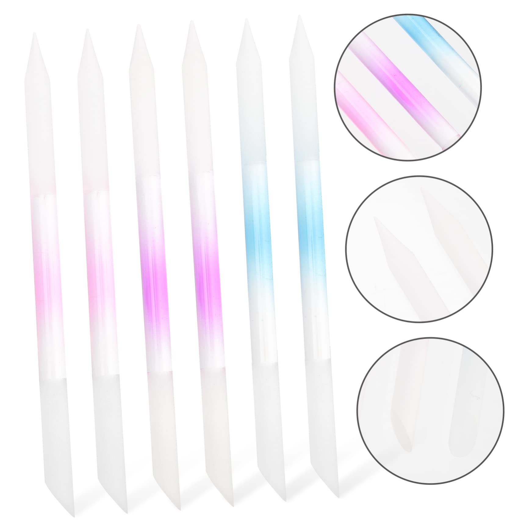 Healvian 18stücke Teiliges Bunter Glas-nagelfeilen Praktisches Nagelpflege-tool Für Maniküre Und Nail Art Zum Polieren Und Formen Der Nägel Für Persönlichen Gebrauch