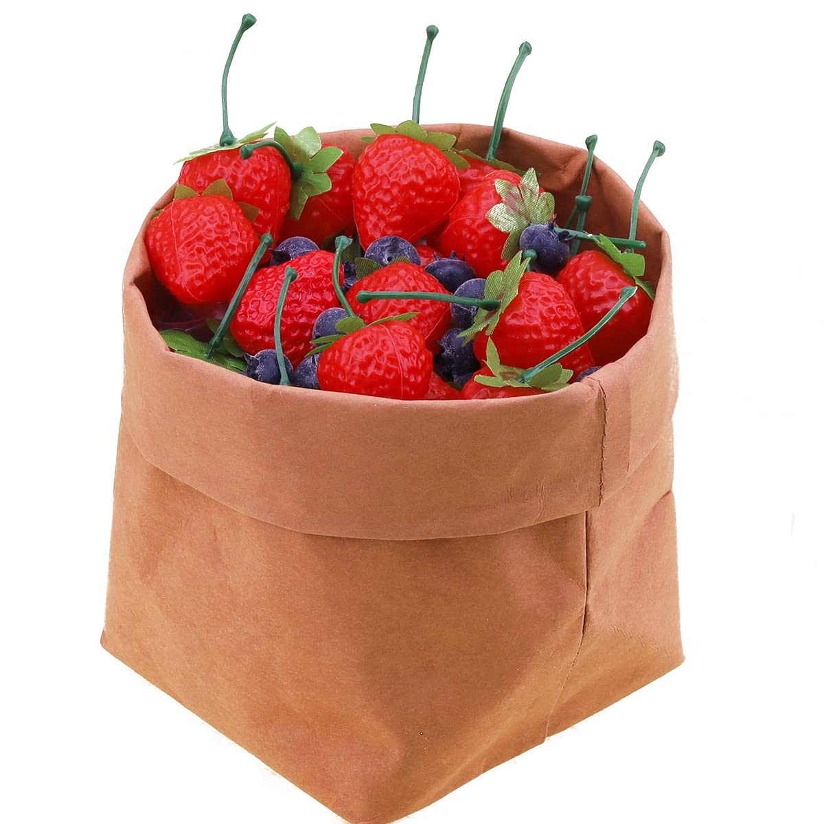PIANTE DA FRUTTO artificiali 3 pezzi steli di frutta finti oggetti di scena realistici EUR 11,26