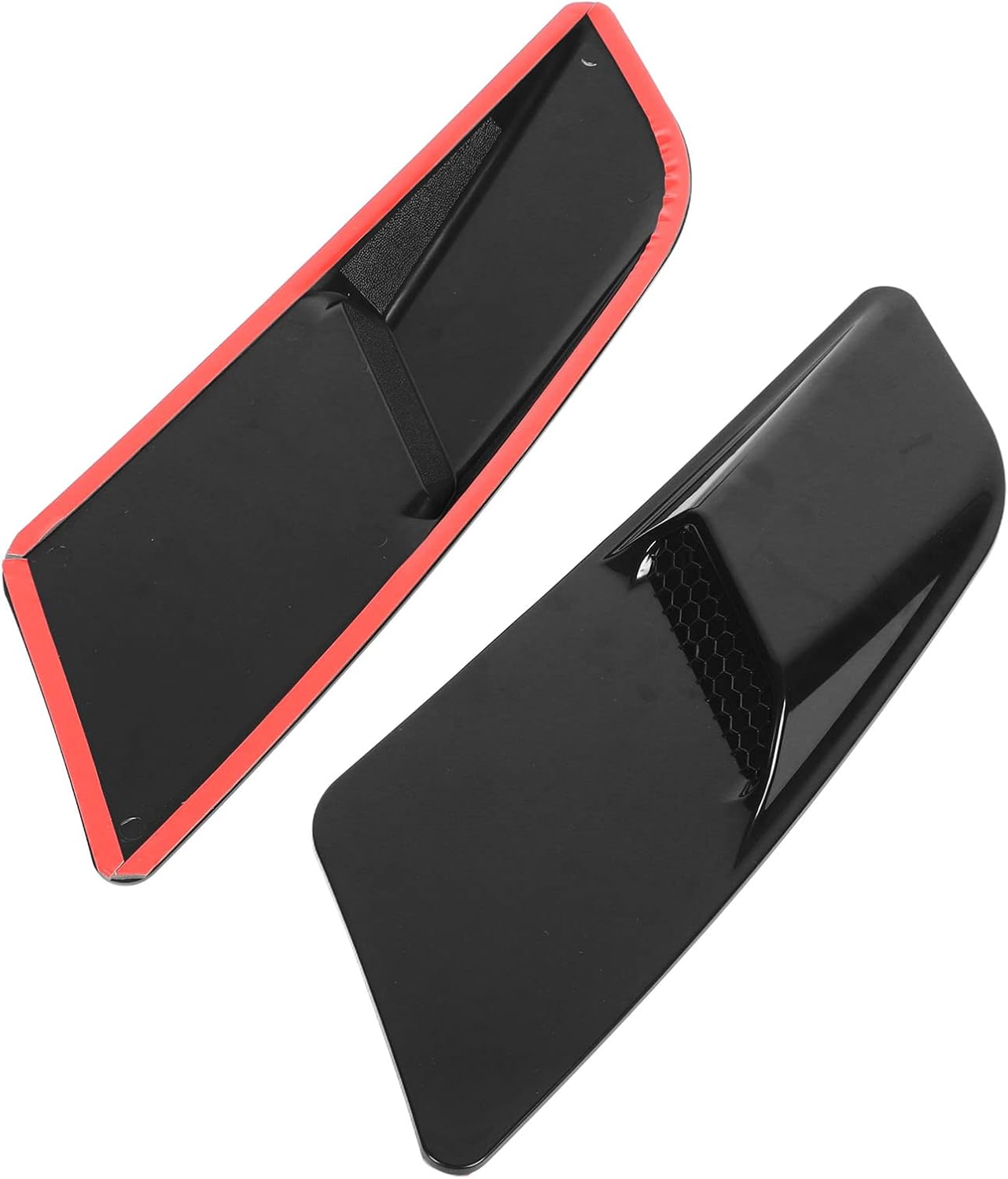 1 Pair Scoop Bonnet Vent Hood Cover Trim, Engine Bonnet Air Vent Cover Front Bonnet Decoration Replacement for 2015 to 2017