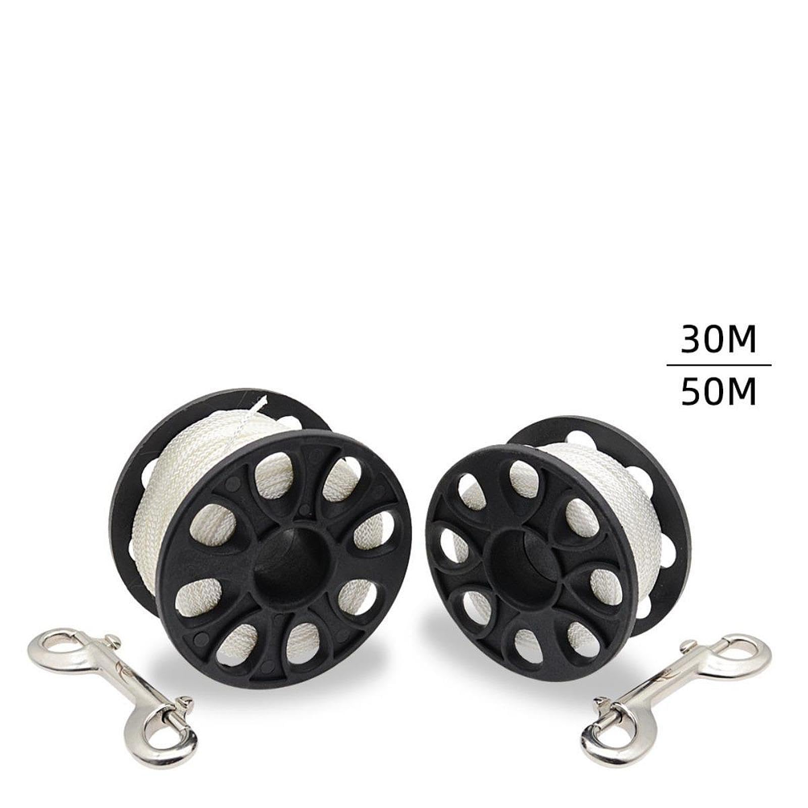 Scuba Diving Finger Spool mit Doppeltem Endhaken Und Glatter Nylonleine Ergonomische Tauchrolle für Einfaches Handling unter Wasser für Höhlentauchen