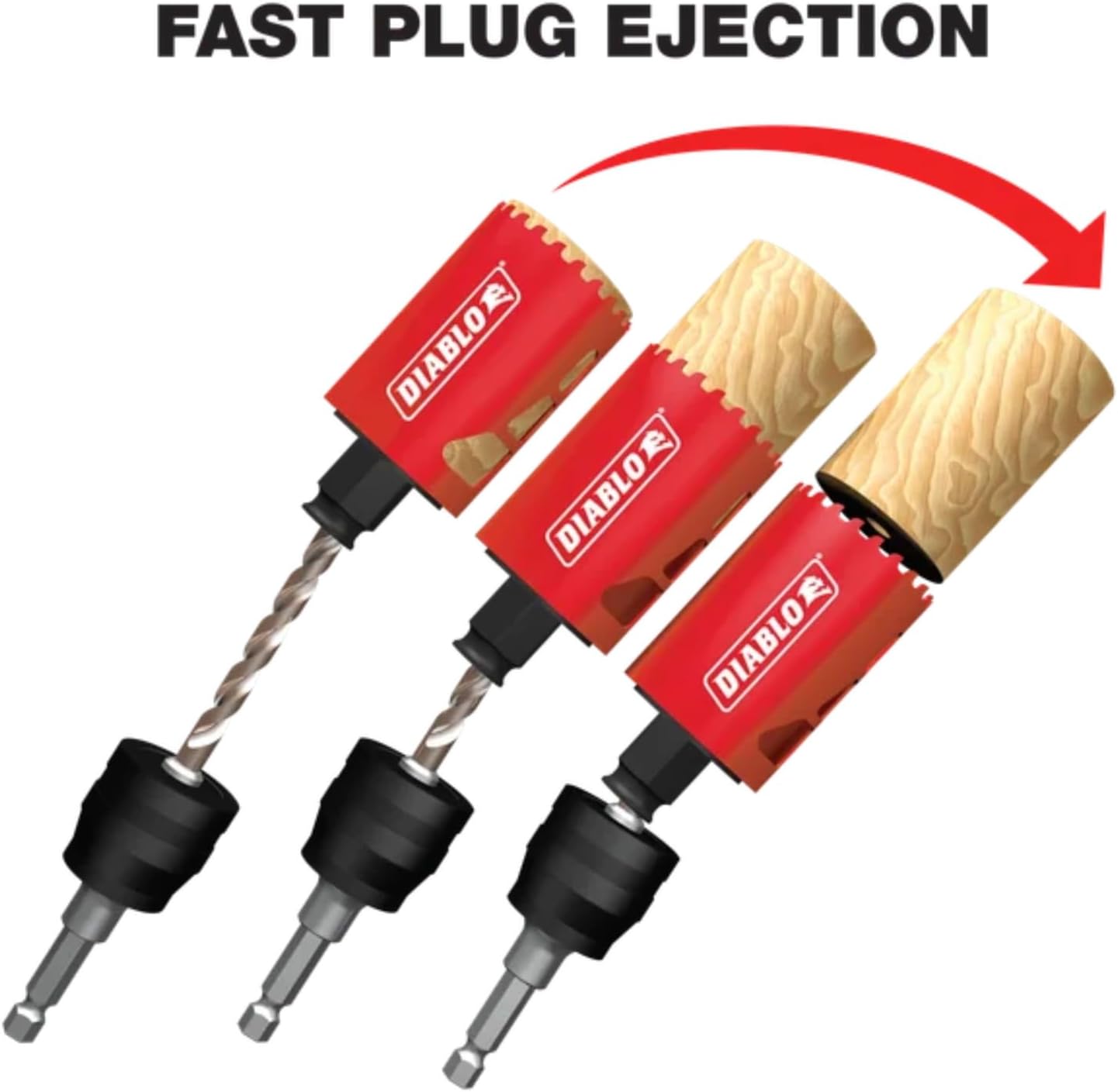 Diablo Hole Saw Fast Plug Ejection
