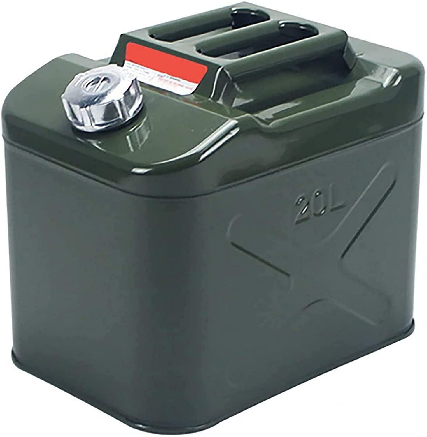 Generisch Dieser tragbare 20-Liter-Metallkraftstofftank dient dem effizienten Kraftstofftransport und als Notfallreserve für Fahrzeuge und ist auch als tragbares Ölfass geeignet.