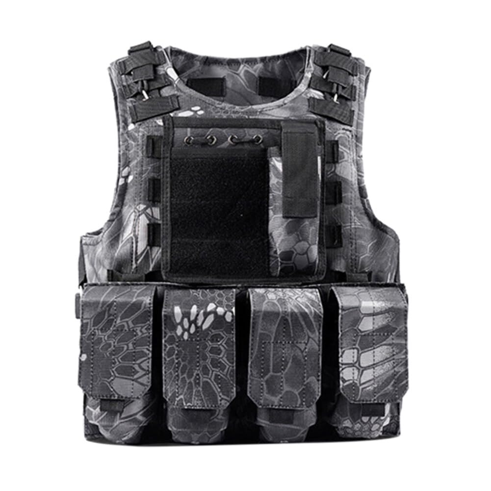 Surakey Training Vest Ultra-Light Breathable Tactical Airsoft Vest Adjustable for Men Women Running Outdoor Sports Camping, Type 6