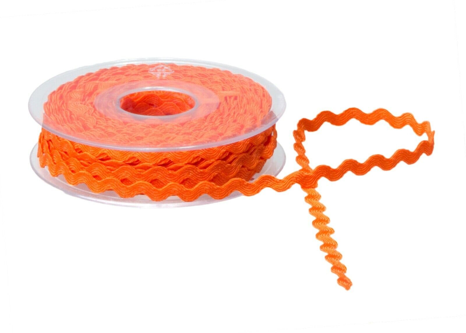 SUPER RIBBONS®™ - Full Reel 13mm Quality RIC RAC Ribbon/Braid/Trimming 20 Metre Reel -Orange - Image 2