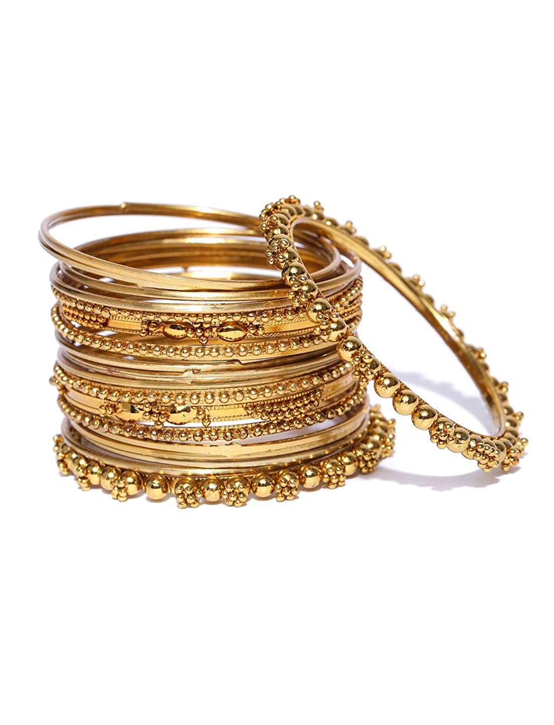 Brass Bracelet Bangle Set (2.8) (Set of 2)