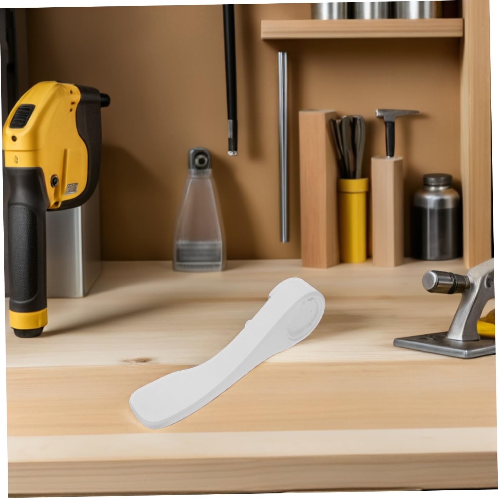 Pedale per Wc Camper, Ricambio per Toilette Rv, Abs Bianco | Design Ergonomico Compatto, Installazione Semplice, per Bagni di Camper e Roulotte