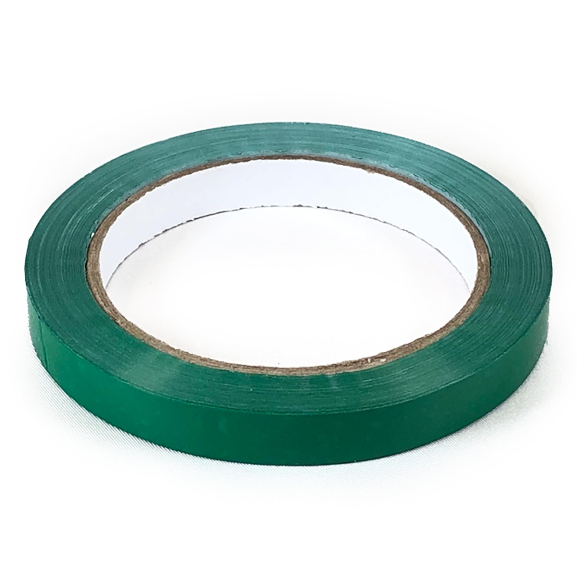 Pack de 12 Rollos de Cinta para Máquina Precintadora de Bolsas | Ancho 12 mm x Largo 66 metros | Color Verde