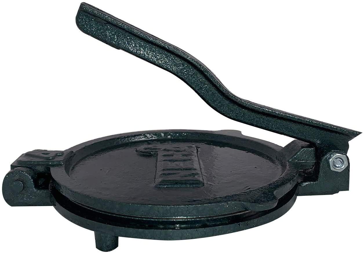 ASP Online Traders6 Inch Tortilla Presser Cast Iron Durable Tortilla Quickly Easily Makes Kitchenware/Cookware Tools For Home/Restaurant Heavy Gauge Press For Tortilla maker and Pataconera