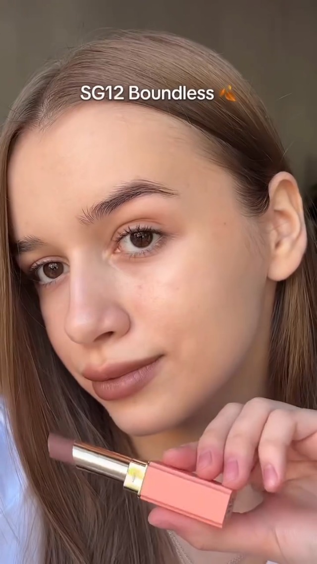 Amazon.com : Oulac Color Rich Satin Lipstick - Nude Beige Full