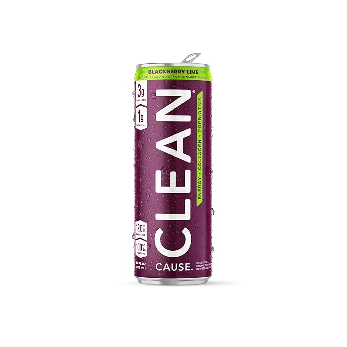 Buy CLEAN Energy Drink with Collagen Peptides & Prebiotics. CLEAN Cause