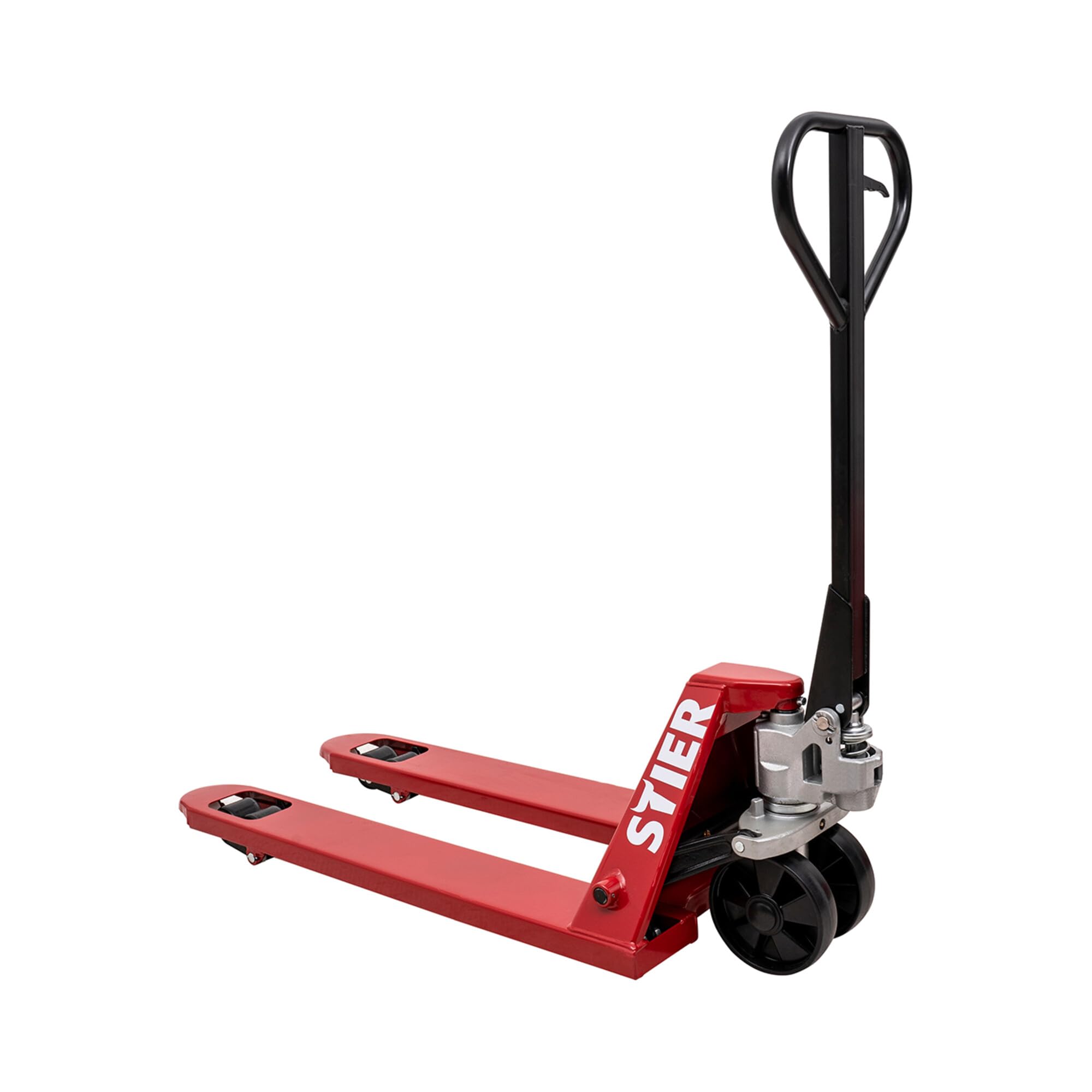 STIER Transpallet, portata 2500 kg, lunghezza delle forche 800 mm, pneumatici in nylon