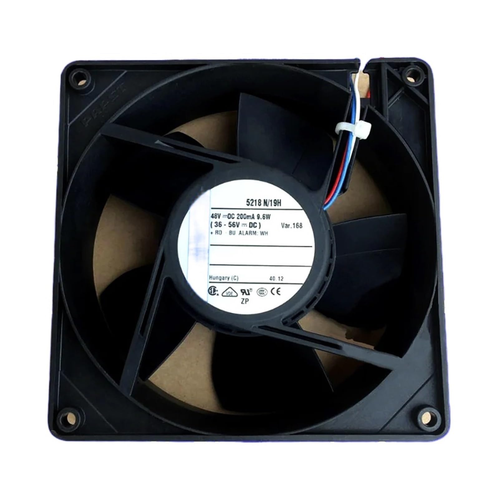 5218N/19H 5218N/19H 48VDC 200mA 9.6W Cooling Fan 12738 127 * 127 * 38MM
