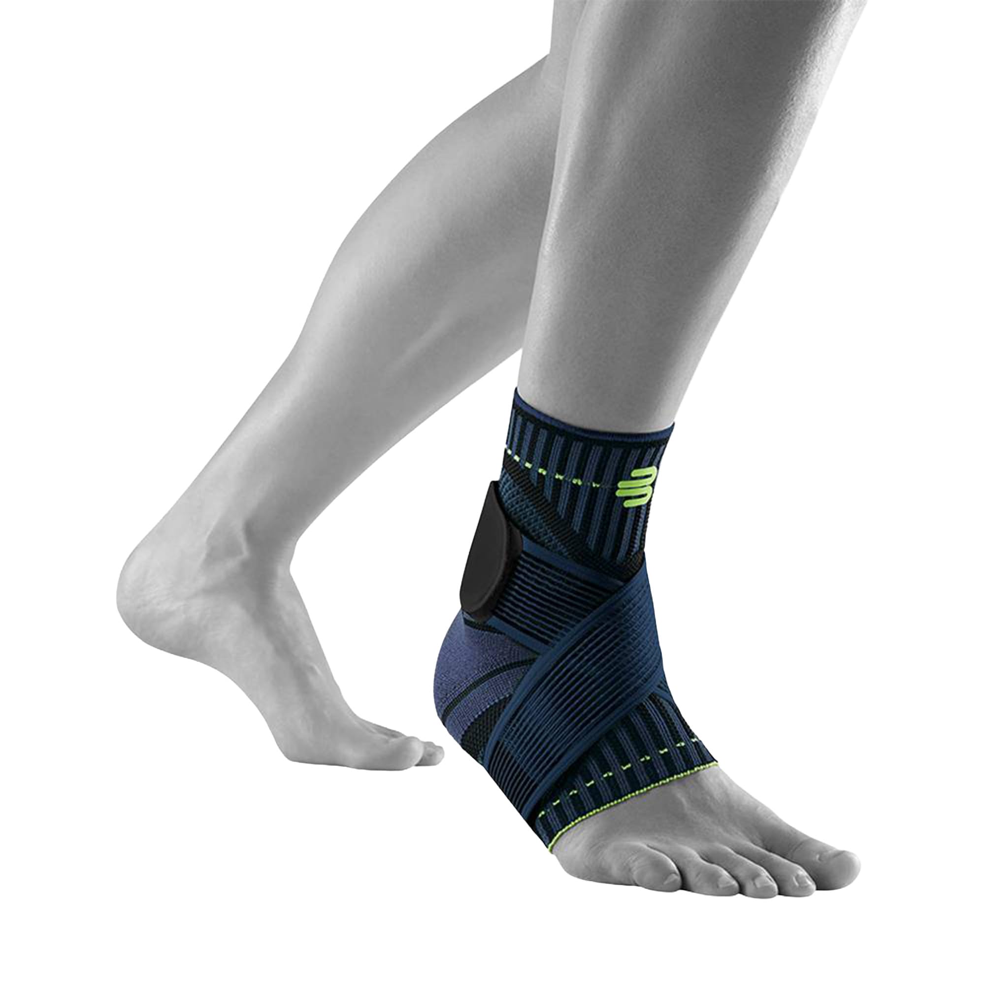 Bauerfeind, Chevillière de sport pour la cheville, À porter à droite pour stabiliser la cheville au basketball, football, handball, volley-ball ou la course à pied, Pas d’entorse, d’hyper extension et de torsion