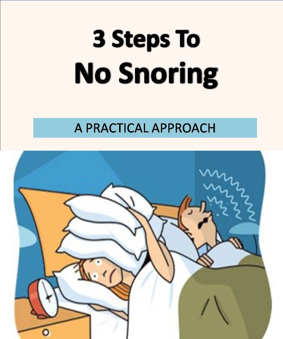 3 Steps To No Snoring (Snoring, Sleep Apnea, Snoring Treatment, Snore